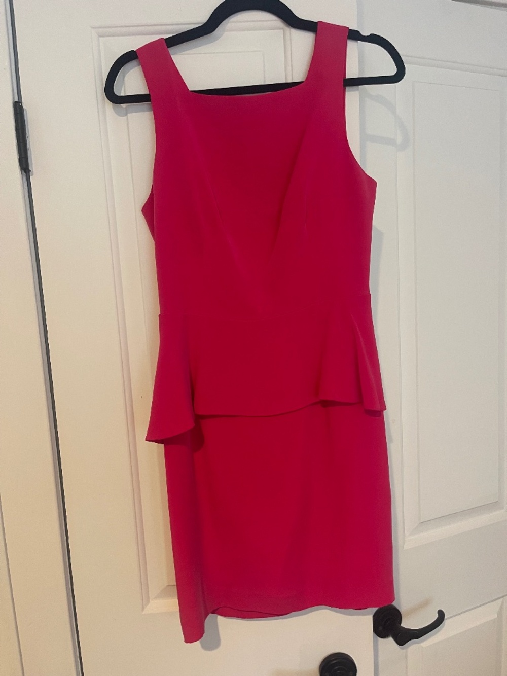 Rebecca Minkoff Fuchsia Peplum Mini Dress